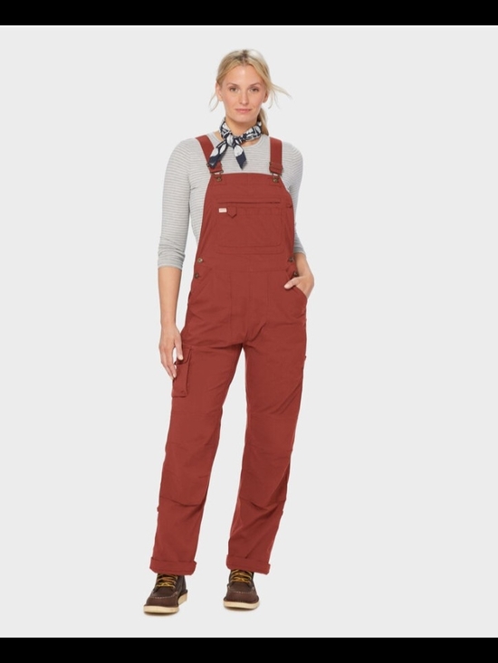 Duluth Trading Co Denim - Duluth Trading Co Rust Overalls with Utility Pockets